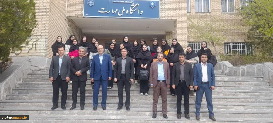 بازدید ریاست محترم دانشگاه ملی مهارت استان آذربایجان شرقی از آموزشکده فنی و حرفه‌ای اهر 2