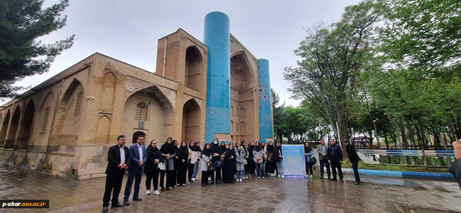 بازدید دانشجویان دانشگاه ملی مهارت مرکز اهر از مجموعه تاریخی شیخ شهاب‌الدین اهری 2