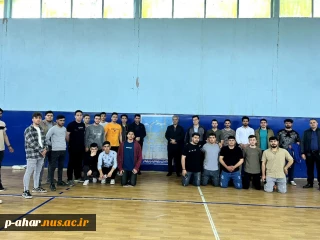 برگزاری مسابقات ورزشی در دانشگاه ملی مهارت مرکز اهر به مناسبت هفته خوابگاه‌ها