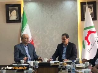 نشست همکاری دانشگاه ملی مهارت و خانه صنعت، معدن و تجارت آذربایجان شرقی