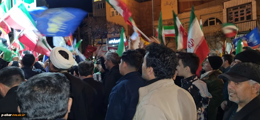 حضور همکاران آموزشکده ملی مهارت در تجمع شبانه 7